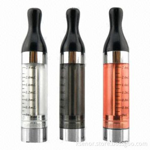 Cartomizers with 2.4mL Larger Conten, Available in Green, Red Colors